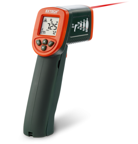 Instrumente de masura si control - Termometru EXTECH IR267, 120x42x153mm baterie 6LR61 9V x1, Termometru cu infraroșu