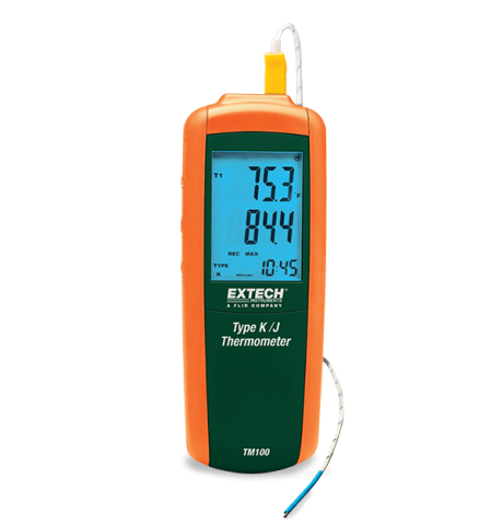 Instrumente de masura si control - Termometru EXTECH TM100, 220x63x28mm baterie LR03 AAA 1,5V x3, temperatură