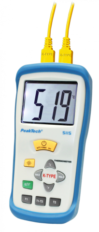 Termometru PEAKTECH P5115,  baterie 6LR61 9V x1, temperatură [3]