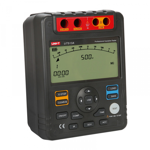 Tester UNI-T UT511, CAT II 1000V, CAT III 600V, EN 61010, Detectarea si masurarea rezistentei de izolatie [2]