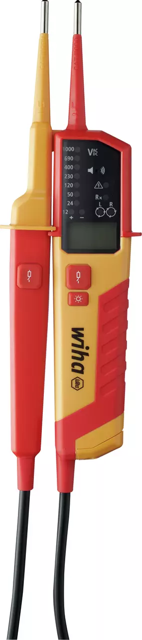 Instrumente de masura si control - Tester WIHA WIHA.45217, CAT III 1000V, CAT IV 600V, EN 61010, Indicare optică și acustică a prezenței tensiunii 