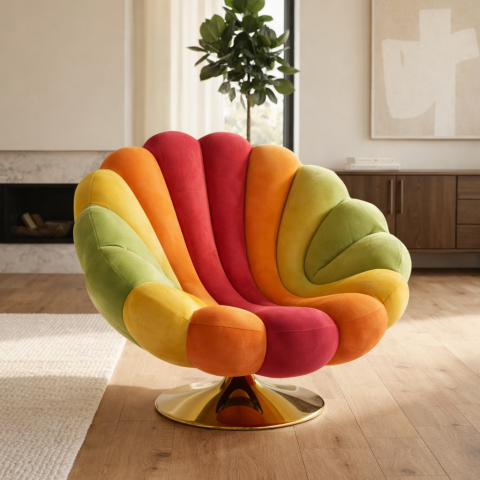 Canapele si Fotolii - Arbo Fotoliu Shell Rainbow
