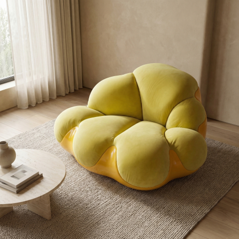 Canapele si Fotolii - Arbo Fotoliu Galben