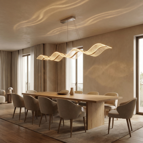 Candelabre si Lampi Suspendate - Aura Candelabru Valuri