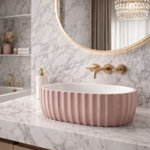 Chiuvete Baie - Celeste Chiuveta Solid Surface