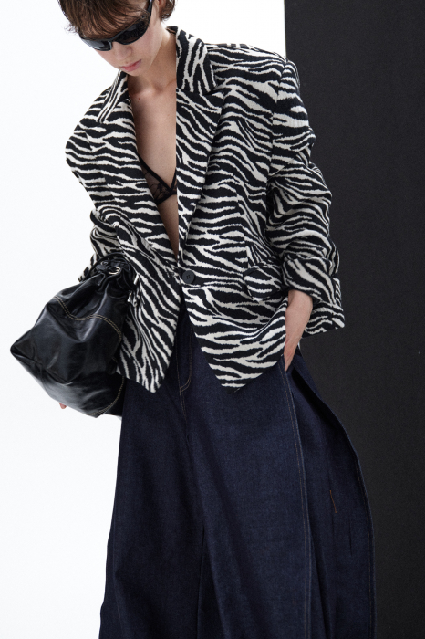 Blazer Oversized Zebra [1]