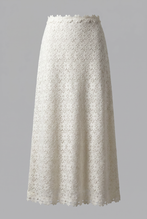 Fusta Linen Lace-Trim [2]