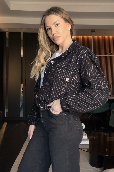 Jacheta Bomber Tweed [10]