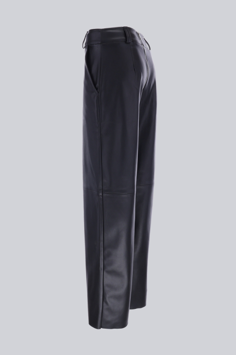 Pantaloni Wide  Faux Leather [2]