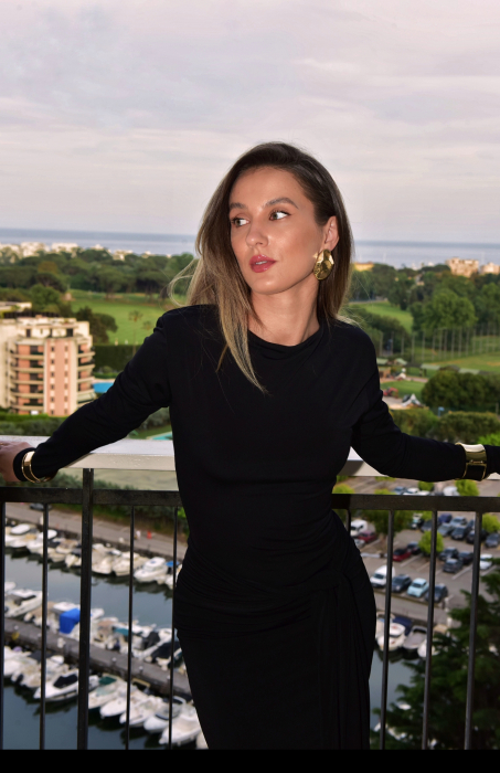 Rochie Drape Lunga [6]