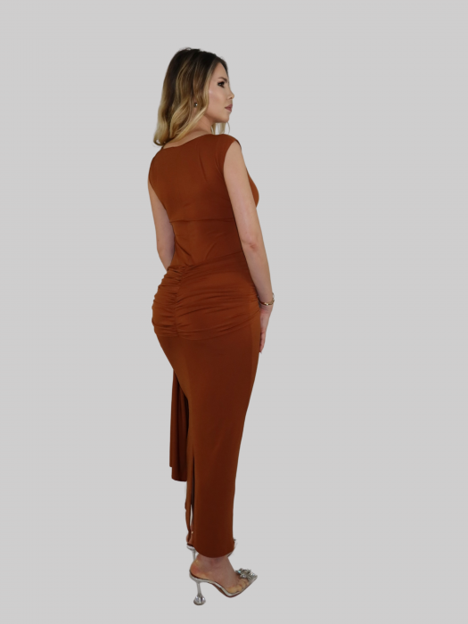 Rochie Drape Maro [4]