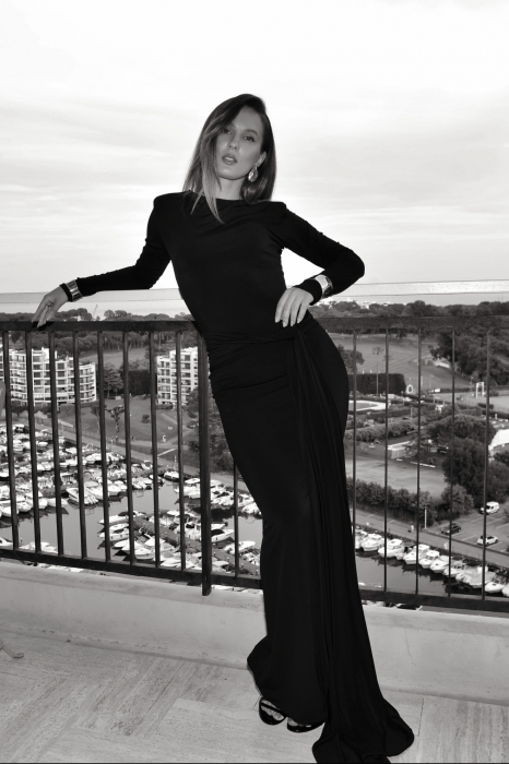 Rochie Drape Lunga [1]
