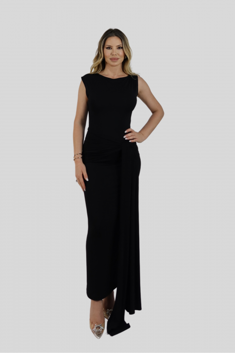 Rochie Drape Black [5]