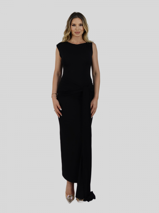 Rochie Drape Black [3]