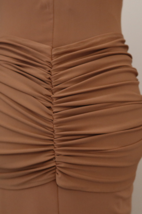 Rochie Drape Mocha [3]