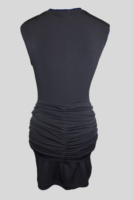 Rochie  Drape Mini Black [8]