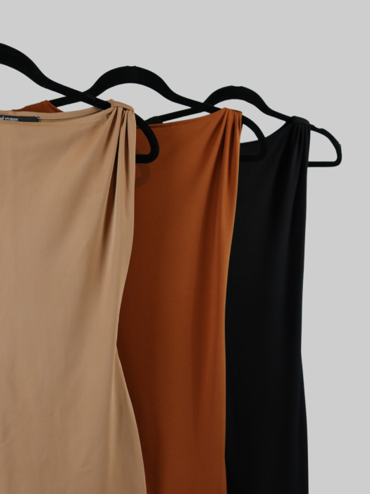 Rochie  Drape Mini Maro [8]
