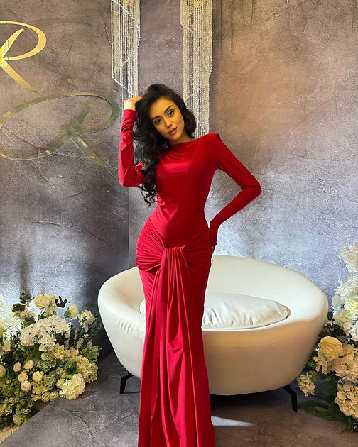 Rochie Drape Red [2]