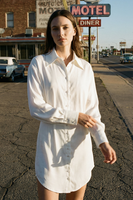 Rochie Silk Shirt [5]