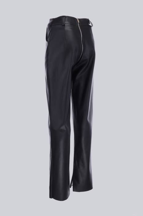 Pantaloni Wide  Faux Leather [3]