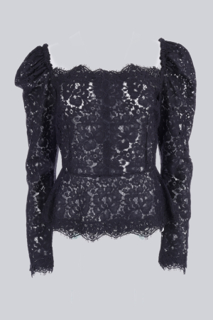 Topuri - Bluza Lace Peplum