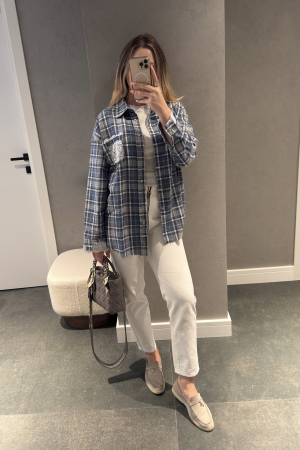 Noutati - Camasa distressed