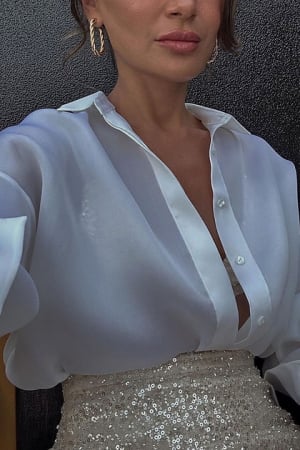 Topuri - Camasa Organza