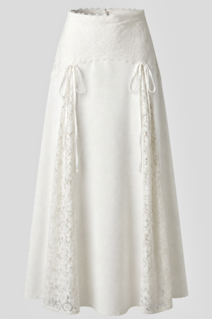 Fusta Linen Lace-Trim [1]