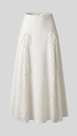 Fusta Linen Lace-Trim [2]