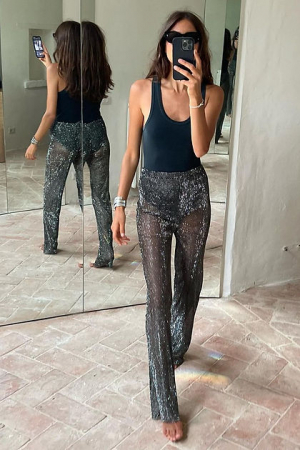 Pantaloni - Pantaloni Rhinestones