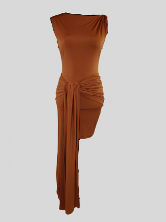 Rochie  Drape Mini Maro [3]