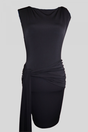 Rochie  Drape Mini Black [5]