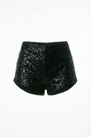 Sequin Micro Shorts [1]