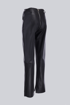 Pantaloni Wide  Faux Leather [2]