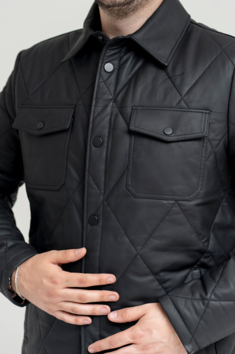Jachetă Premium din Piele Naturală de Ovină – Eleganță și Finețe Absolută [4]