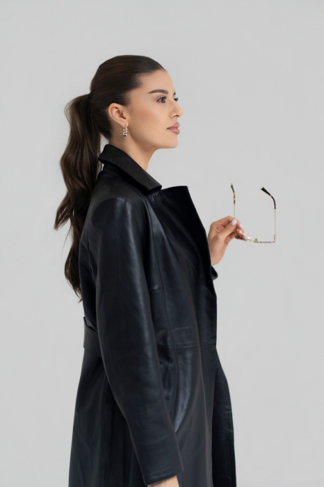 Trenci Lung din Piele Naturală [3]