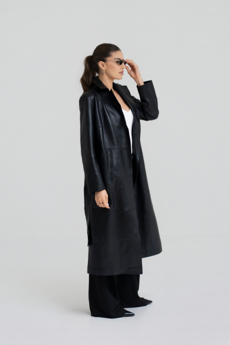 Trenci Lung din Piele Naturală [2]