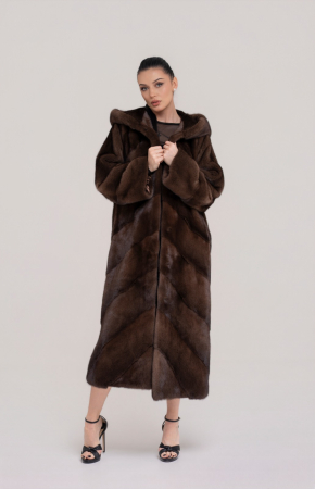 PALTOANE DE BLANĂ - Haină de Blană Vizon