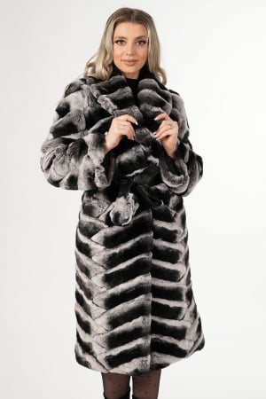 GAMA LUXURY - Haină din blană de chinchilla Rex