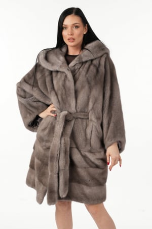 Blanuri Femei - Haină de lux din vizon (nurcă) – Silver, gama Luxury