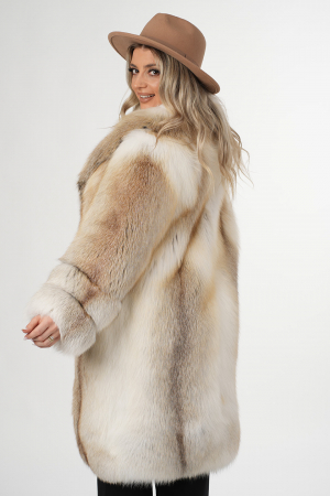Haină din blană de Vulpe Polară Gold Fox [2]
