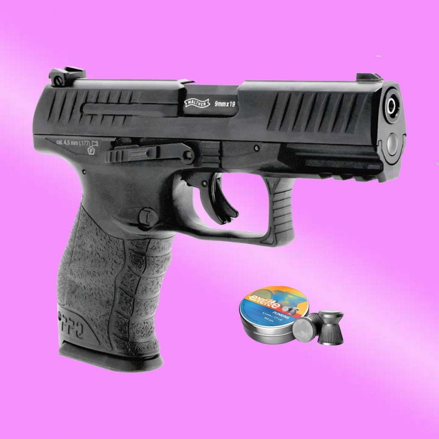 Pistol airsoft cu bile de plumb