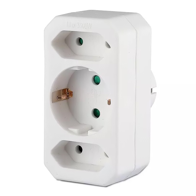 ADAPTOR 3 PRIZE 1X16A 2x2.5A MAX 3500W [4]