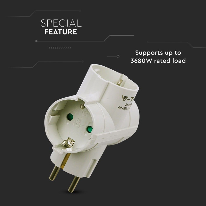 ADAPTOR 3 PRIZE 3X16A MAX 3680W [3]