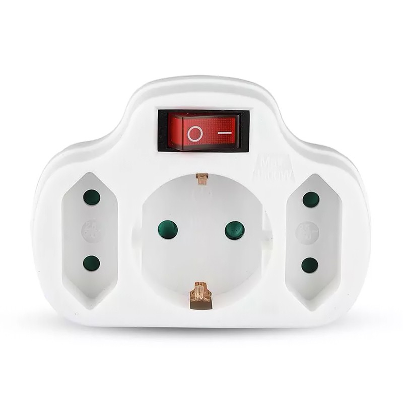 ADAPTOR 3 PRIZE CU INTRERUPATOR 3X16A MAX 3500W [2]