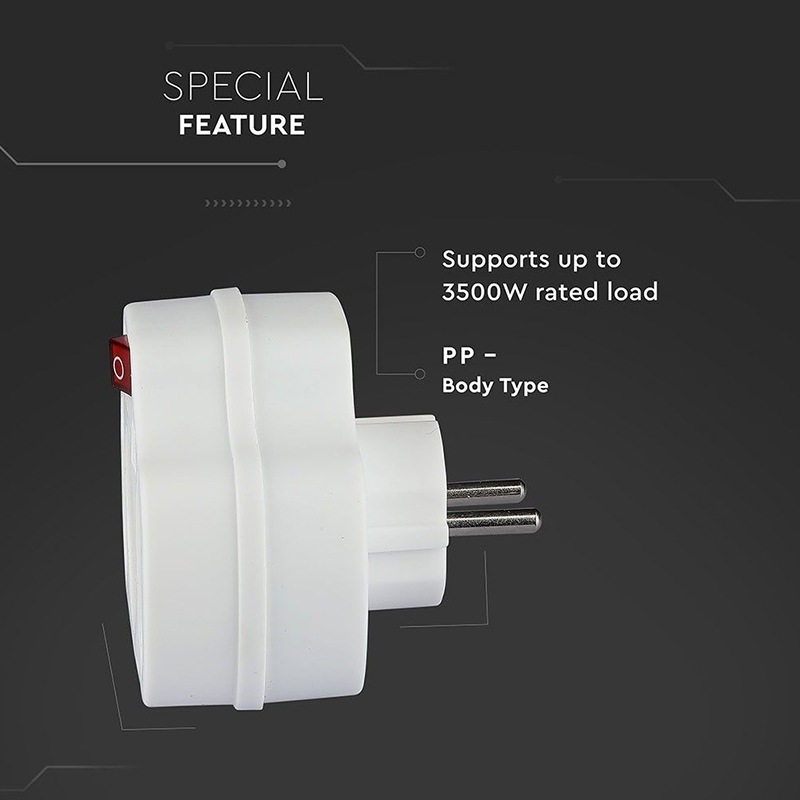 ADAPTOR 3 PRIZE CU INTRERUPATOR 3X16A MAX 3500W [7]