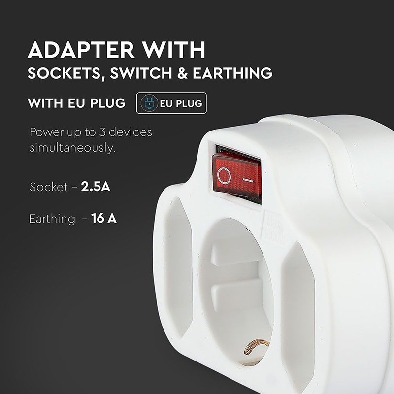 ADAPTOR 3 PRIZE CU INTRERUPATOR 3X16A MAX 3500W [8]