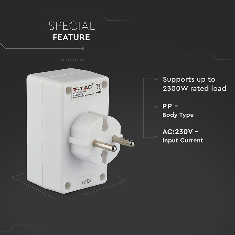 ADAPTOR 4 PRIZE 4X2.5A MAX 2300W [7]