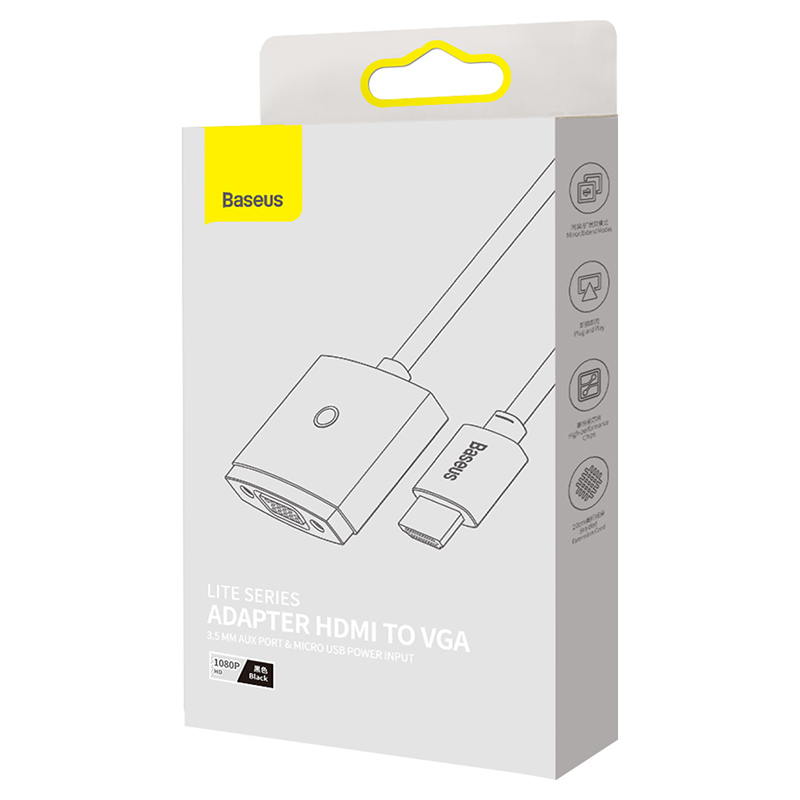 ADAPTOR HDMI-VGA CU MiCRO USB SI AUX [8]