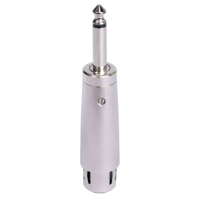 ADAPTOR XLR MAMA - JACK 6.35 TATA MONO METAL [5]
